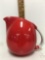Hall Chinese Red pitcher jug