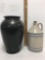 Glass Vase and Stoneware