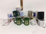 Vintage Coffee Cups including ELBERON Centennial hop along Cassidy John Deere Kent feeds plus
