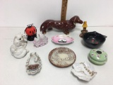Vintage Small Ceramic Porcelain Dog Figurines Lot of 11