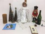 Vintage Doll, Christmas trivet, Set of 3 Designs / Sizes and more