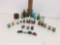 Lot of Mini Colored Glass Bottles 3