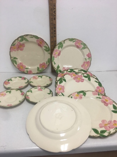 Franciscan Pottery Desert Rose - Small Bread Plates 6 1/4"