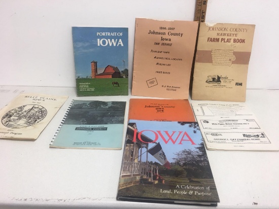 Iowa A Celebration of Land and Plat Book of Johnson Country Iowa 1970?s