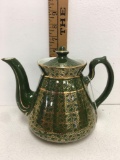 vintage Hall Philadelphia gold bubbled teapot 6-1/2? tall