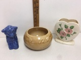 Hull Pottery vase and Garden ware