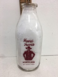 Vintage Happys Favorite Northland Desmoines Finest Milk Bottle