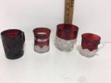 Fenton Bad Button Arches Red Toothpick Holder and more