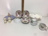 vintage Pope Gosser china 6? bowl Rose Point and more