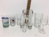 Vintage Retro Coors Stemware Glass Clear Heavy Thick Glass , Kentucky Derby May 2003 and more