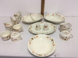 Vintage Superior Hall , Dinner ware , sal-pepper, plates , 12 cups and more