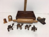 VINTAGE AMERICAN UTENSIL HOLDER, Rolling and more