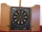 Vintage Electronic Dart Board with Cabinet