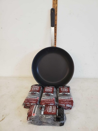 Homax Steel Wood 16 pads, Frying pan