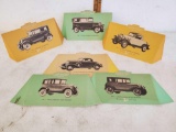 Original Chevrolet Paper Car Display-Old