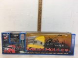 Mega Hauler ir semi truck and helicopter combo pack