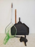 Fishing Net, Dust and Leaf Pan, One Knee Pad