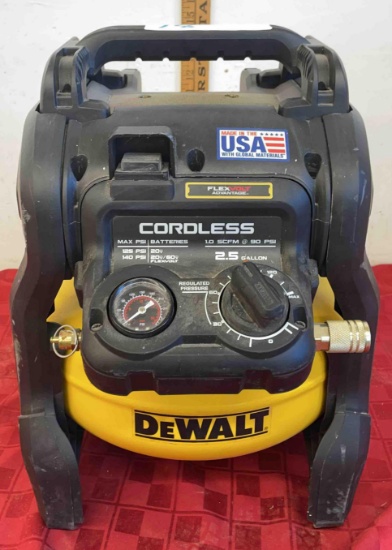 Dewalt 20v cordless compressor 2.5 gallons work good