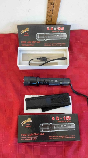 Flash light stun gun