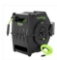 Flexzilla 75 ft Air hose reel. bring tools to remove.