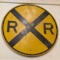 HUGE RAILROAD CROSSING SIGN