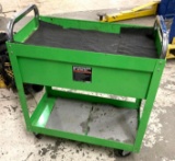 US general 30 inch service cart green