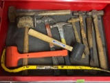 Hammers, Mallets, ball peen hammers and breaker bar