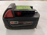 Milwaukee M18 5.0 battery