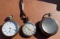 Elgin pocket watch and 2 other pocket watch items