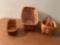 3 Longaberger wood crafts Baskets