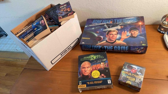 Star Trek the game, trading cards books and more