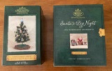 Santas big night hallmark 2002 membership ornaments and tree