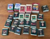 Hallmark keepsake ornaments - several miniatures from 1990?s