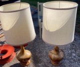 2 Large vintage lamps