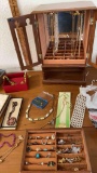 jewelry lot and jewelry box