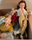 old toys and dolls- whole box!
