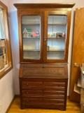 China Hutch- antique , contents included