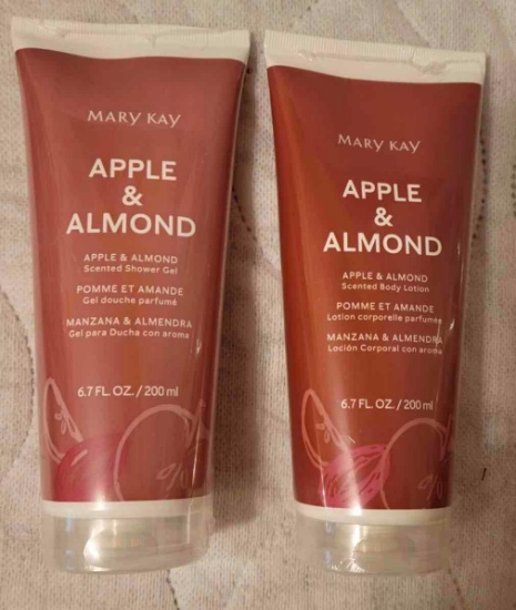 Mary Kay Apple & Almond Scenter Shower Gel & Body Lotion