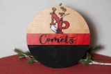 North Polk Comets Wall Hanging Show off your North Polk Comets pride with this custom wood-painted