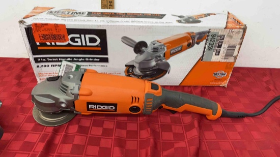 Ridgid 7 ? twist handle angle grinder