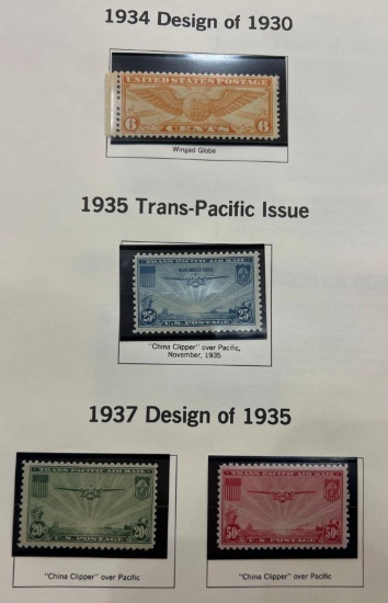 1934/35 Airmails - 1934 Design of 1930/1935 Trans-Pacific Issue/1937 Design of 1935