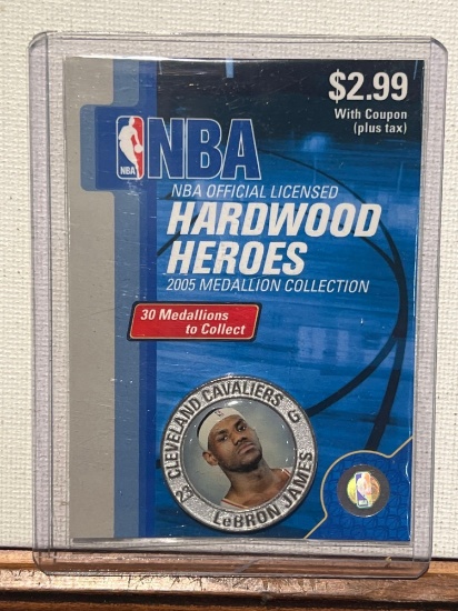 2005 NBA Lebron James medallion