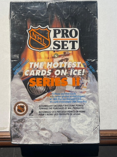 1990 Pro Set Hockey sealed wax box and pack