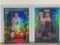 2017 Donruss Stephen Curry and 2021 Prizm Kevin Love Green