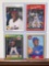Lot of 4 cards including Sosa Rookies, Kirby Puckett, and Lee Smith