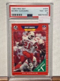 1989 PRO SET BARRY SANDERS Rookie PSA 8