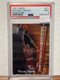 1997 FINEST MICHAEL JORDAN With COATING PSA 9