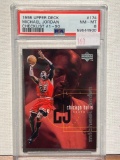 1998 UPPER DECK MICHAEL JORDAN CHECKLIST # 1 - 90 PSA 8