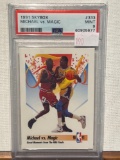 1991 SKYBOX MICHAEL vs. MAGIC PSA 9