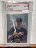 PSA 1995 BOWMAN'S BEST ANDRUW JONES BLUE PSA 9